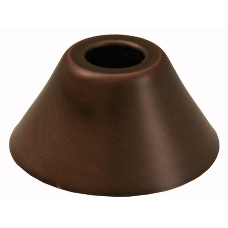 Jones Stephens Old World Bronze Escutcheon 1/2in. CTS - 5/8in. OD Bell Pattern 2-3/8in. OD E0705WB